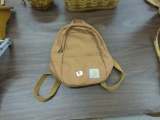 carhartt mini backpack, in classic brown 7.5x11.5x5 in great shape