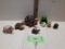Turtle Figure Lot, candle, pin cushion, Hatching and more