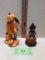 Vintage Tom Clark Gnome 1989 and Hallmark Pumpkin Scarecrow