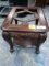 Wooden End table, glass missing, Great Project Pc