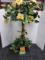 Artificial Hibiscus tree with Golden Pothos, 36