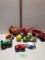 Misc Toy Lot, cars, Dinosaurs, Greenville Braves Mit and more