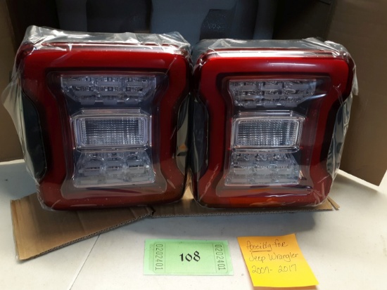 Tail Lights possible for Jeep Wrangler 2007-2017, NIP
