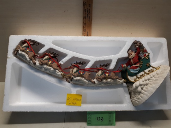 Vintage Santa and Reindeer, Great Condition