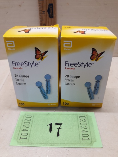 Abbott Freestyle Lancets, 28 gauge, NIB