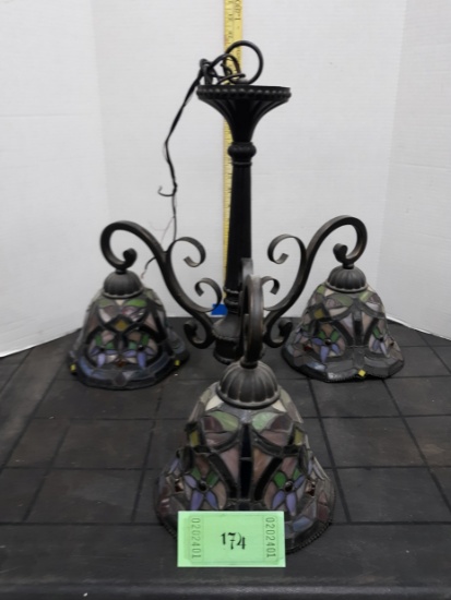 Stained Glass Ceiling Lamp