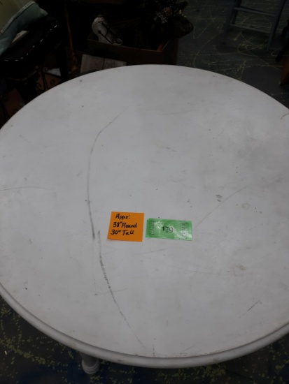 Round Wooden Table, Great Project Piece