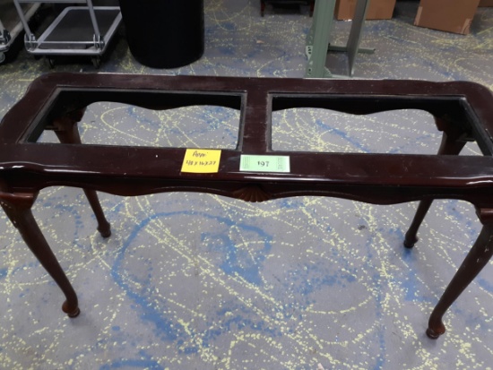 Vintage Sofa Table, no glass, great project pc