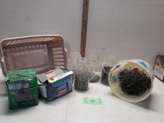 Misc Nail Lot, Basket