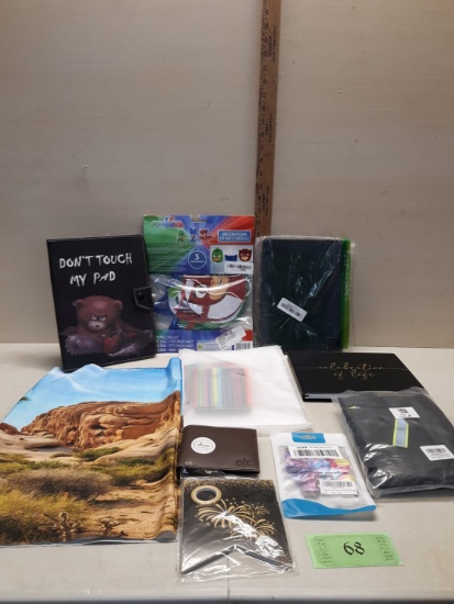 Misc Lot, IPAD cover, Celebration of Life Book and more