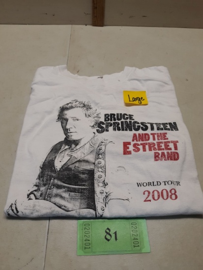 Vintage 2008 Burce Springsteen and the E Street Band World Tour Shirt