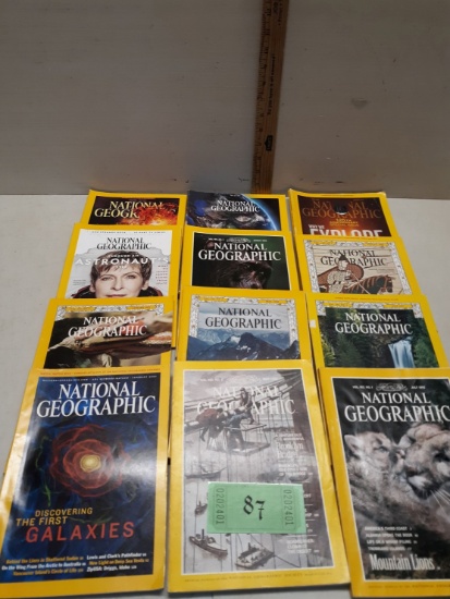 Vintage National Geographic Magazines, 1960's and up