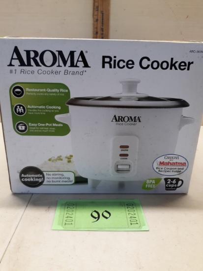 Aroma Rice Cooker, Appears New