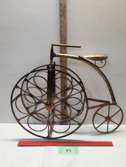 Metal Bicycle Wine Rack