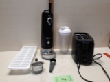 Misc Lot, Toaster (works), Fizzics, ice trays and more