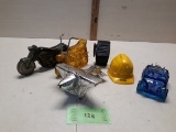 Vintage Avon Cologne Bottles, Car, Airplane, Motorcycles, Boss Hard Hat, Breaker 19
