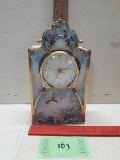 Hummingbird Porcelain Clock, Garden Whispers
