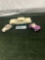 Three toy/model cars