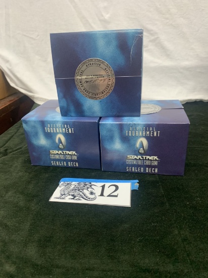 3x Star Trek CCG, Official Tournament Sealed Deck