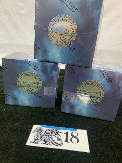 3x Star Trek CCG, Official Tournament Sealed Deck
