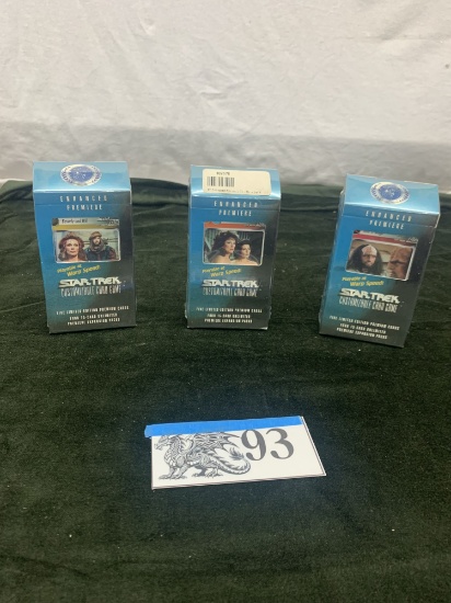 3x Star Trek CCG, 5 Limited Premium Pks