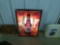 beer sign, miller lite vintage sign tested 32in tall and 22in wide