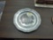 anderson college pewter plate, by wilton columbia, p.a. usa 7in across