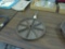 cast iron, vintage usa corn bread pan 9in across
