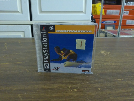 playstation game, snowboarding in case from 1999