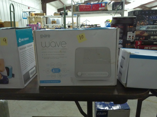 sleep therapy sound machine, like new in the box by pure enrichment