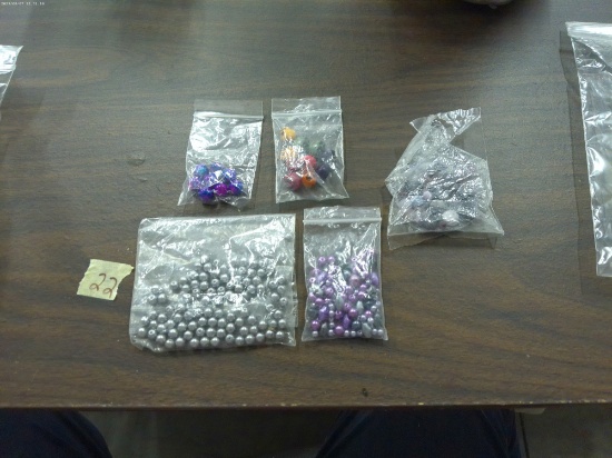 craft beads, 5 different styles includes colorful skulls great for jewelry