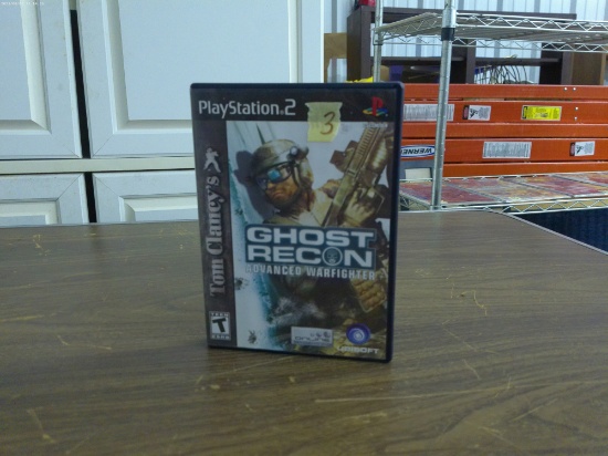 PS2 game, tom clancy's ghost recon advanced warfighter in case from 2006