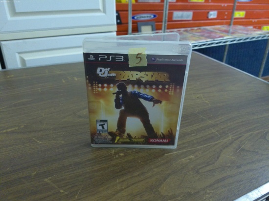 PS3 game, def jam rapstar in case from 2010