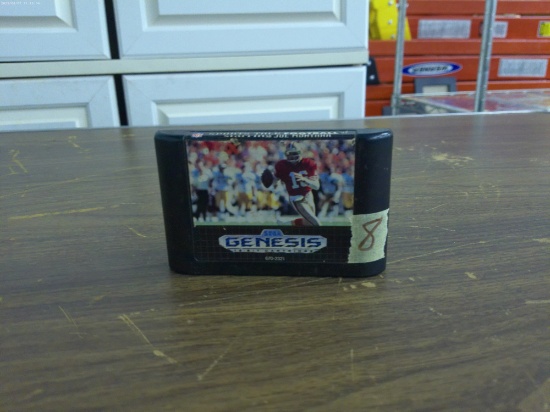 sega game, sports talk football starring joe montana from 1993