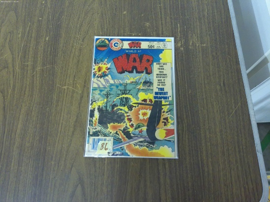charlton comic, world at war #23 50 cent cover