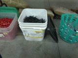 fasteners, versico's HPRX fasteners large bucket full they are 4in long