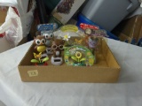 solar dancing figures, 8 total 5 are new in packages