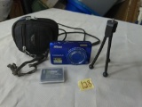 digital camera, nikon coolpix comes with a tripod and extra battery in a samsonite case