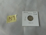 1950s FDR dime, 1953-D silver in card