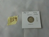 1960s FDR dime, 1961-D silver in card