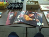 vintage records, lot of 5 classic country from waylon jennings, alabama, merle haggard, mickey gille