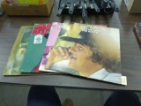 vintage records, lot of 5 classic country from mac davis, ronnie milsap, george strait, john denver,