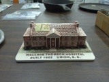 limited edition GA marblel artist signed sculpture, handmade from a limited run of 1,000 wallace tho