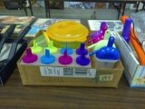 popsicle molds, very nice at home frozen dessert makers and tmnt food storage tubs
