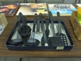 kitchen tool lot, nice mixed lot of industrial grade black plastic kitchen items