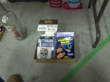 crafting, all new items wood truck model, photo album, large vinyl stickers and two boxes of valenti