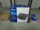 counter top burner, oster brand solid single burner in box 900 watts