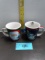 Christmas Cups, Santa, Snowman