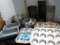 Misc Lot, muffin pans, bread pans, strainer and more