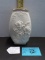 Vintage Lennox Fine China Double Sided Embossed White Roses Vase